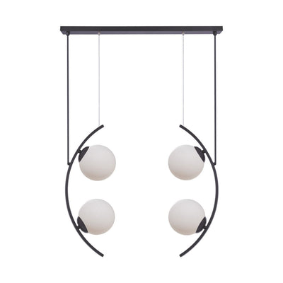 ZUMA LINE PENDANT HELIX 5016 4XE14 BLACK/WHITE