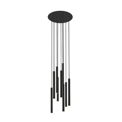 ZUMA LINE LE PENDANT LOYA 9X5W 3000K BLACK MATTE