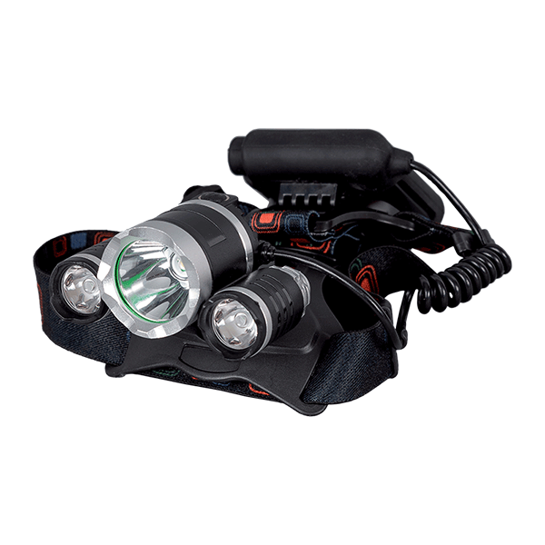 NAGLAVNA LED SVETILKA E-3396 1xXML T6 + 2xCREE XPE