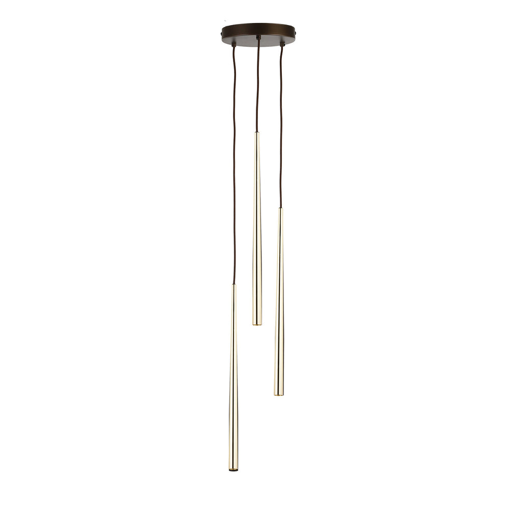 TK LIGHTING PENDANT PIANO 10117 3XG9 BLACK/GOLD