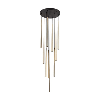 TK LIGHTING PENDANT PIANO 10118 10XG9 BLACK/GOLD