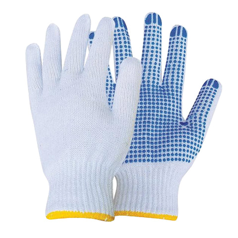 Bombaž rokavice s PVC dots velikost 10