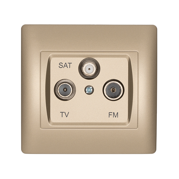 RHYME TV+FM+SAT VTIČNICA ŠAMPANJEC METALIK