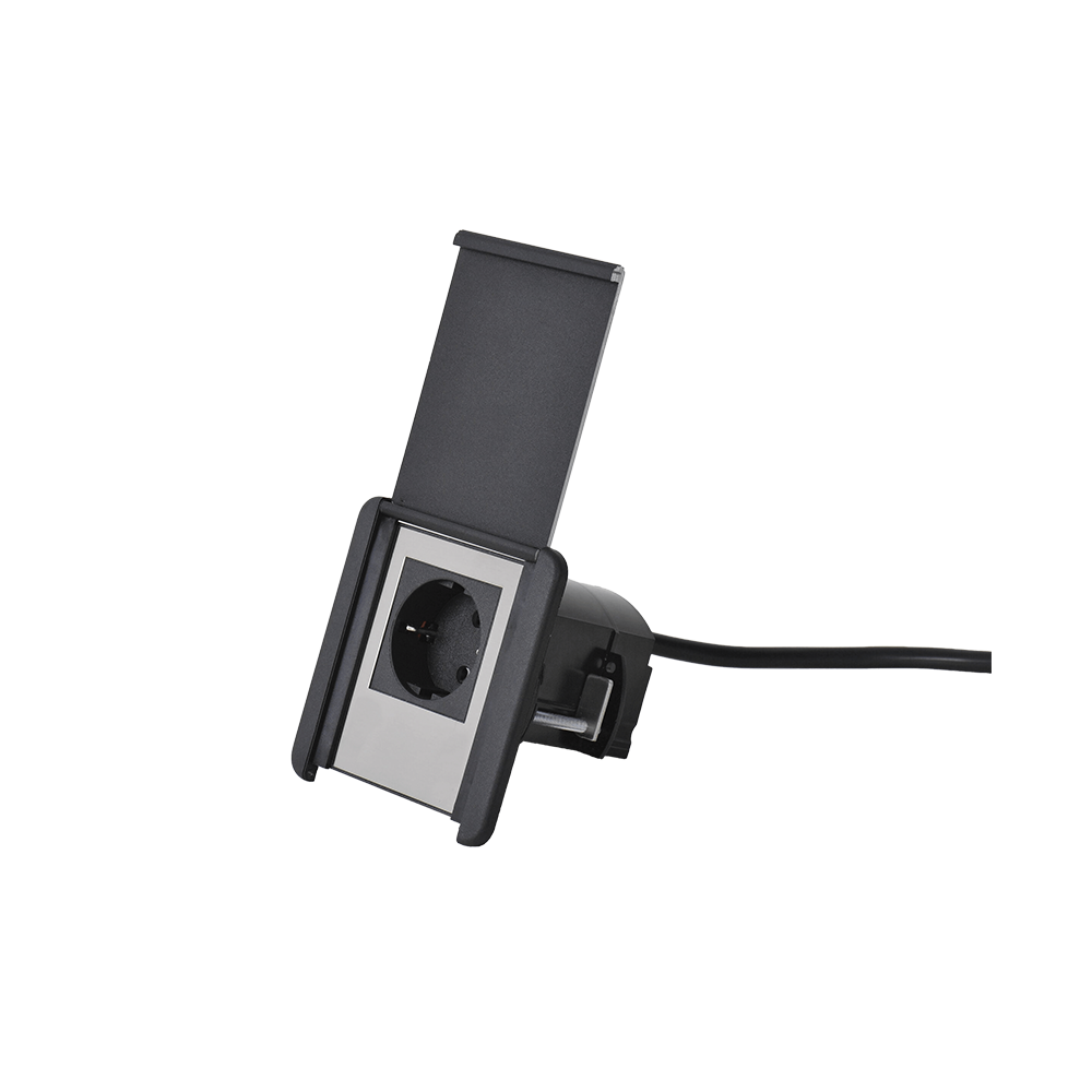 SOURCE COVER 1xSHUKO SOCKET 16A WITH COVER B/I/B