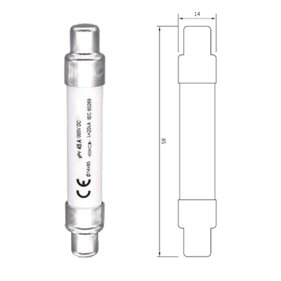 Fuse link 14X85 50A 1500VDC