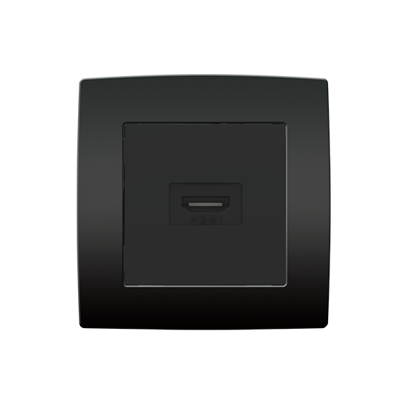 CITY HDMI VTIČNICA ANTRACIT