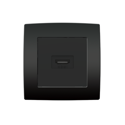 CITY HDMI VTIČNICA ANTRACIT