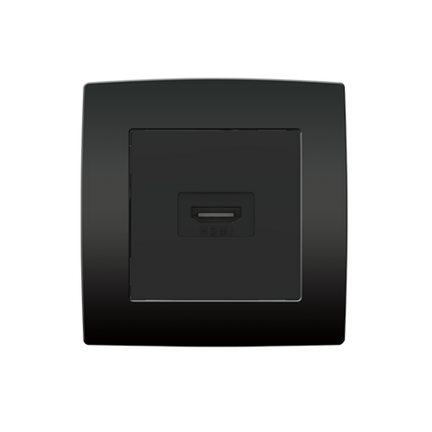 CITY HDMI VTIČNICA ANTRACIT