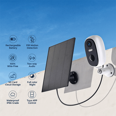 EL-Q047 TUYA pametno solar kamera 1080P IP66