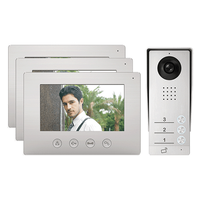 EL-A17 pametno triple kamera doorbell + 3 monitors