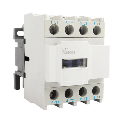 CONTACTOR 4P LT1- D2510 25A 400V 1NO