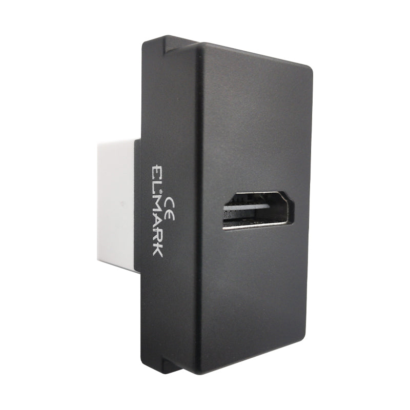 LECCE HDMI VTIČNICA ANTRACIT