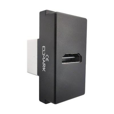 LECCE HDMI VTIČNICA ANTRACIT
