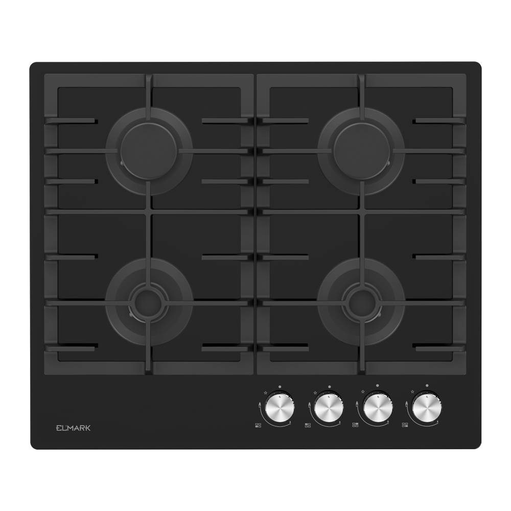 ELMARK EL-60GH096 GLASS GAS HOB 60CM