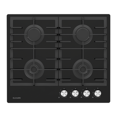 ELMARK EL-60GH096 GLASS GAS HOB 60CM