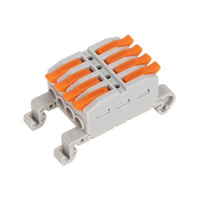TERMINAL BLOCK FOR DIN RAIL 4 INPUT/4 OUTPUT 4.00M