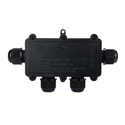 ELMARK JUNCTION BOX 4 ENTRY 450VAC 24A, IP68