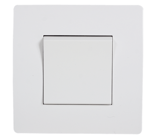 EL BASIC TG115 1 BUTTON CROSS WAY SWITCH WHITE-OLD