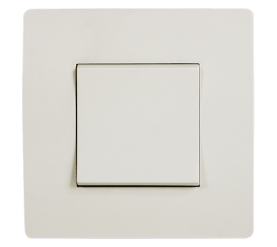 El basic TG115 1 gumb križno stikalo cream-old