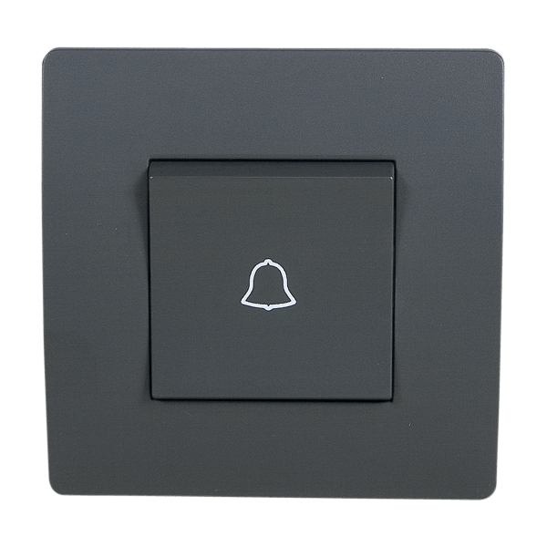 EL BASIC TG112 DOORBELL SWITCH GRAPHITE-OLD