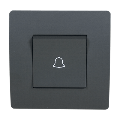 El basic TG112 doorbell stikalo graphite-old