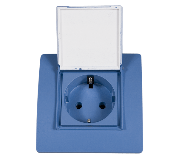 EL BASIC TZ107C GERMAN STANDARD SOCKET WITH COVER