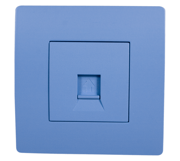 EL BASIC TZ112 COMPUTER LINE SOCKET BLUE-OLD
