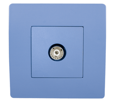 EL BASIC TZ111 TV ANTENNA SOCKET BLUE-OLD