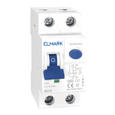 ELECTROMAGNETIC RCBO JEL5A 6kA 2P 25A/30mA