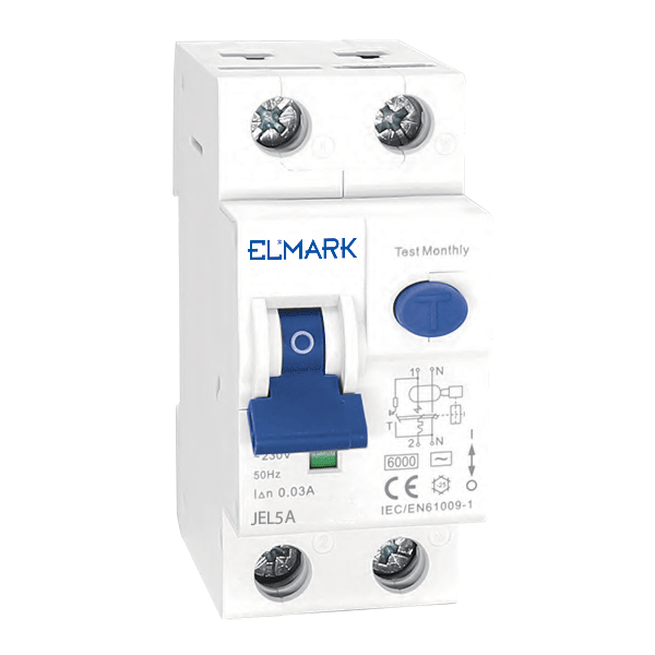ELECTROMAGNETIC RCBO JEL5A 6kA 2P 40A/300mA