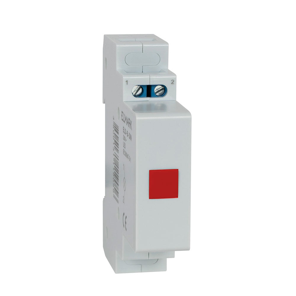 EKONOMIČNE ELD-G-DIN SVETILKA 230V RDEČA