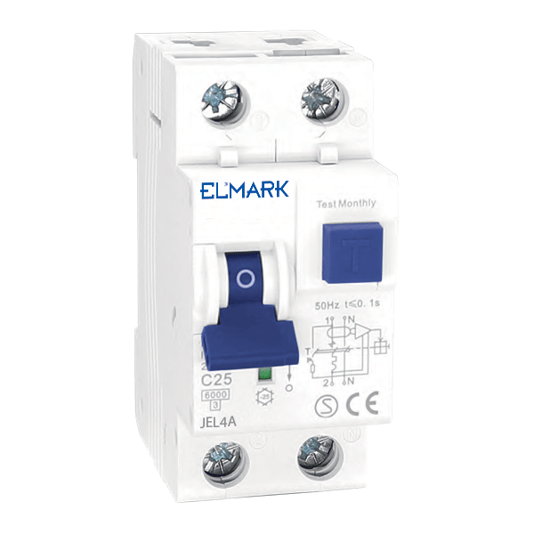 ELECTRONIC RCBO JEL4A 6kA 2P 6A/300mA
