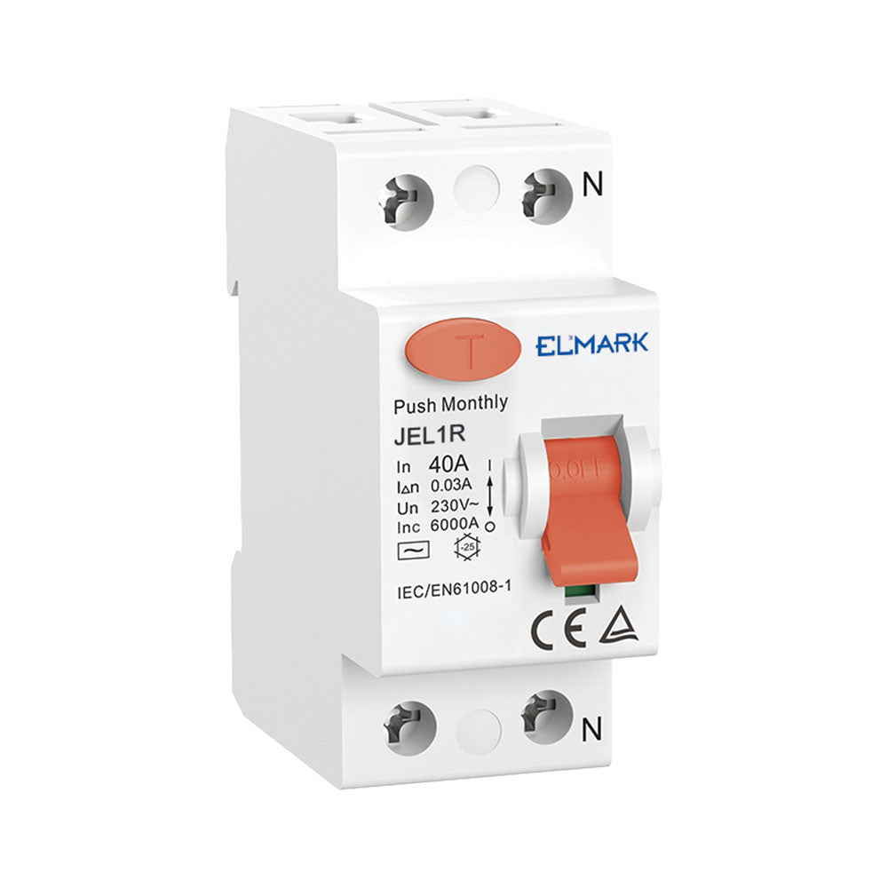 RESIDUAL CURRENT DEVICE JEL1R 6kA 2P 40A/300mA