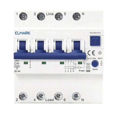 ELECTRONIC RCBO JEL4A 6kA 4P 10A/30mA