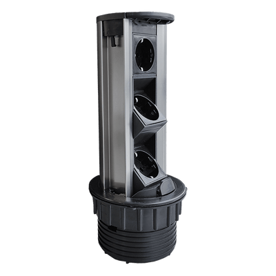 TOWER MULTIPLUGS 6 MODULOV ČRNO