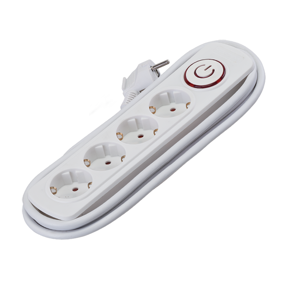 VEČUTIČNA ČETVORNA 2M H05VV-F 3X1.5MM² S STIKALOEM
