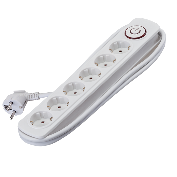 VEČUTIČNA ŠESTORNA 2M H05VV-F 3X1.5MM² S STIKALOEM