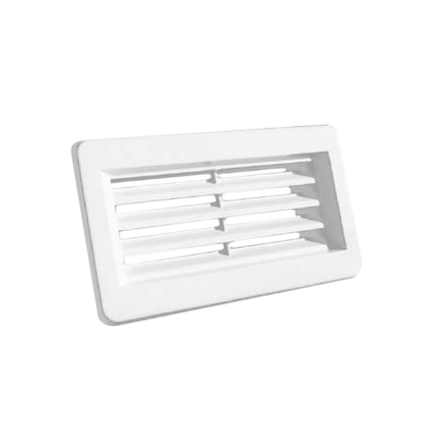EL02-519 PVC END GRILL FOR FLAT DUCTS 220x55MM