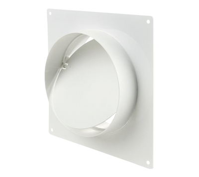 EL02-505 PVC stenska prirobnica z ventilom D100MM
