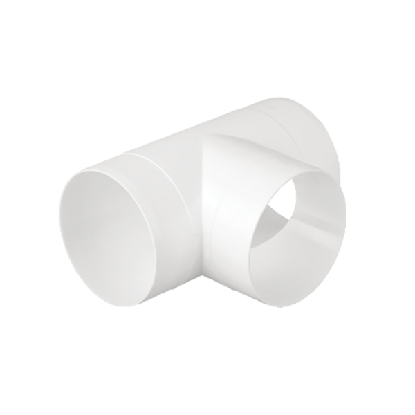 EL02-472 PVC T-JOINT FOR ROUND DUCTS D125MM