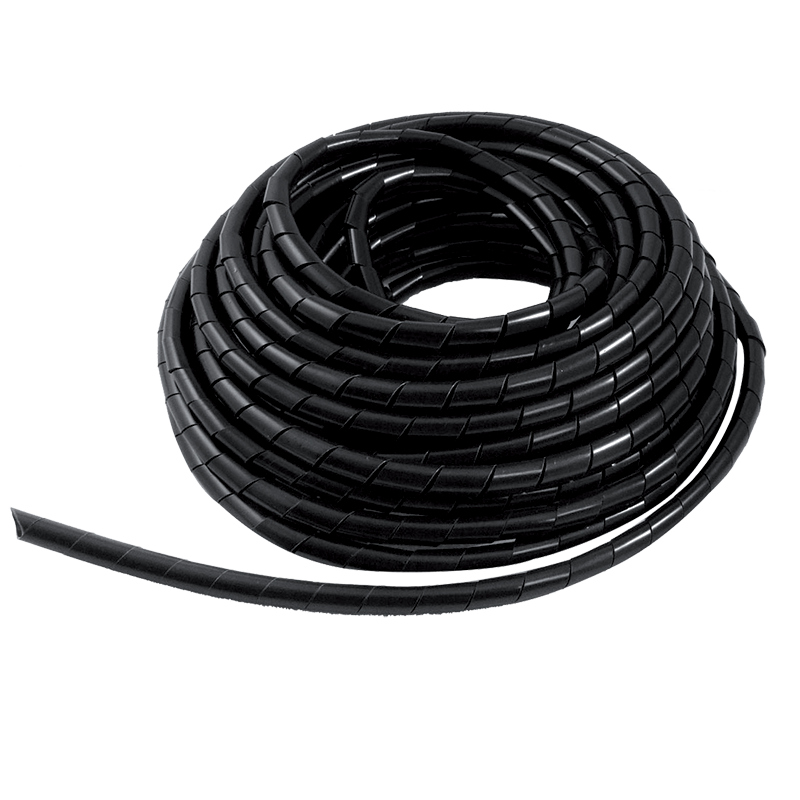 SPIRALA ZA KABEL 10X12 ČRNA
