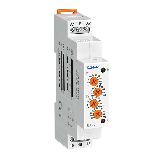 ELR-6 ASYMMETRIC RELE 12-240V AC/DC 2ХSPDT 2x16A