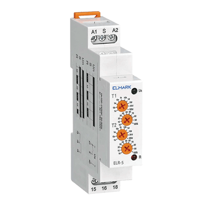 ELR-6 ASYMMETRIC RELE 12-240V AC/DC 2ХSPDT 2x16A