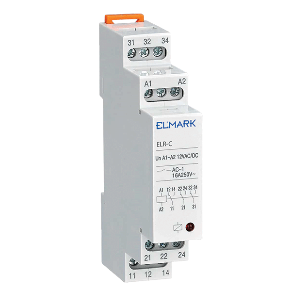 ELR-7C INTERMEDIATE RELAY 24V AC/DC 3ХSPDT 16A