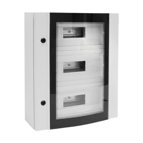 Kovinska razdelilna plošča elox 68 modules temp GLASS,IP55