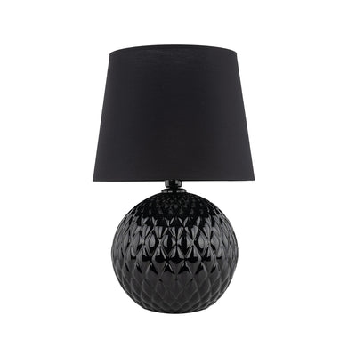 TK Lighting namizna svetilka santana 5590 1XE27 črna