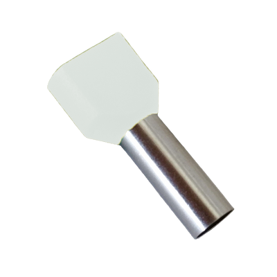 IZOLIRANE KABELSKE SPONKE TЕ0508 BELE (100 KOS. NA PAKET)
