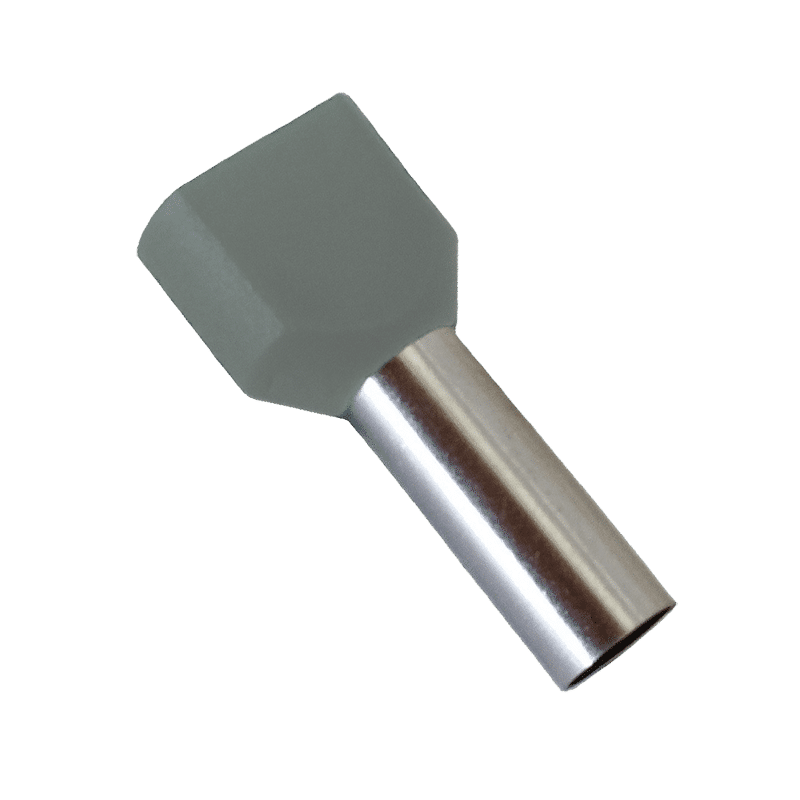 IZOLIRANE KABELSKE SPONKE TЕ2510 SIVE (100 KOS. NA PAKET)