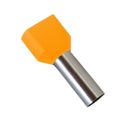 IZOLIRANE KABELSKE SPONKE TЕ4010 ORANŽE (100 KOS. NA PAKET)