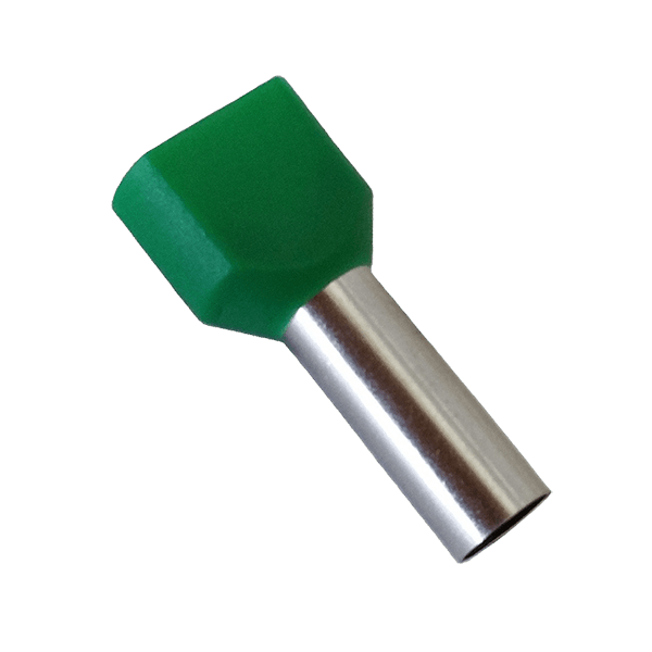 IZOLIRANE KABELSKE SPONKE TЕ10-14 TEMNO ZELENA (100 KOS. NA PAKET)